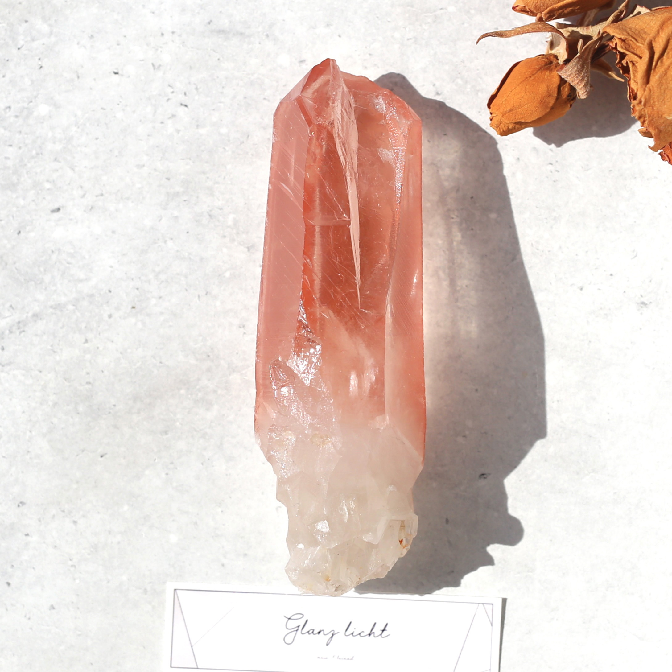 ソウルメイトツイン ディープピンクレムリアンシード 天然石 水晶 鉱物 一点物 クォーツ ツインレイ