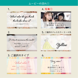 ドレス色当てクイズ 正解発表 ムービー＃1 パステル　データ納品　DVD｜Blu-ray化も可能 5枚目の画像