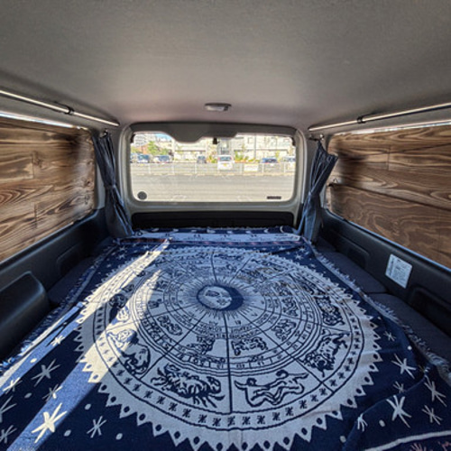 天然の木目が美しい！ ハイエース200系専用 ウインドウパネル 窓埋め