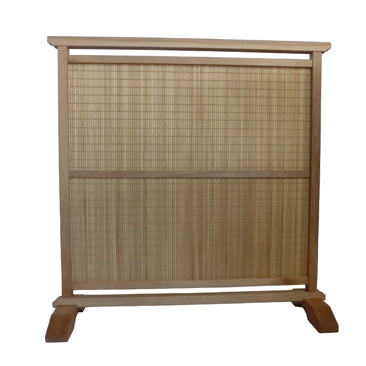 わけあり楢無垢材のシンプル衝立木製スリットデザイン間仕切り⑫