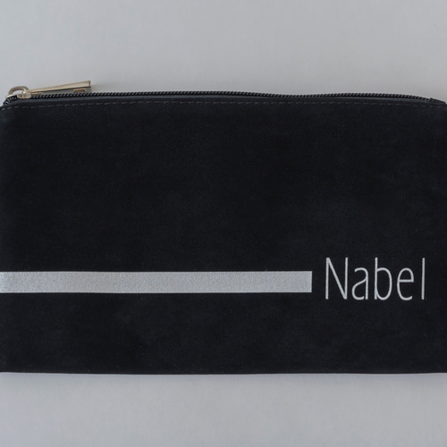 オンライン限定＞Nabel×hiros23コラボ ヌバックグラスケース ネイビー