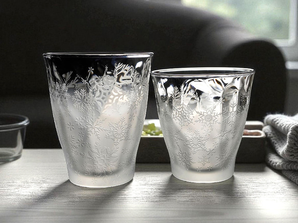白雪華タンブラー（2個組） 2枚目の画像