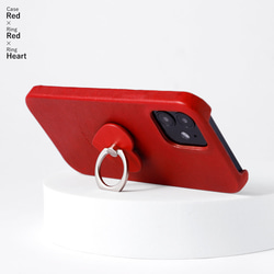 スマホリング　栃木レザー ほぼ 全機種対応 シンプル スマホケース iPhone　AQUOS #mm00001684 3枚目の画像