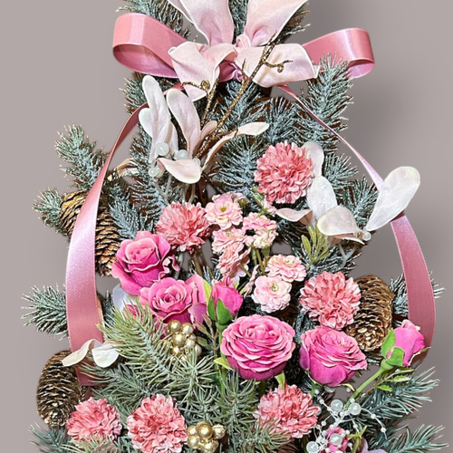 光触媒 人工観葉植物 ウォールグリーン フェイクグリーン ピンク