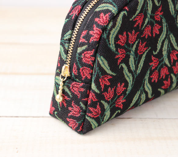 [ Creema限定クリスマス2025 ] ラウンドポーチA TRADITIE 6枚目の画像