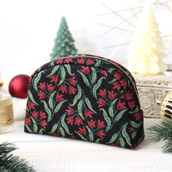 [ Creema限定クリスマス2025 ] ラウンドポーチA TRADITIE 2枚目の画像