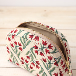 [ Creema限定クリスマス2025 ] ラウンドポーチA TRADITIE Bl 8枚目の画像