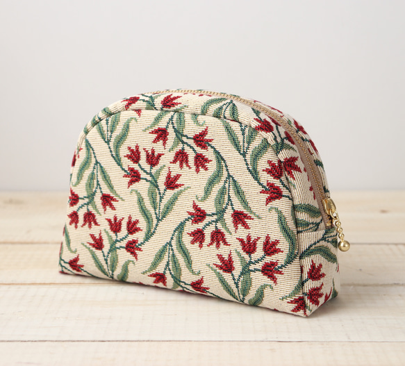 [ Creema限定クリスマス2025 ] ラウンドポーチA TRADITIE Bl 4枚目の画像