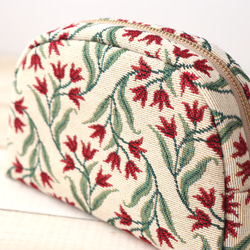 [ Creema限定クリスマス2025 ] ラウンドポーチA TRADITIE Bl 7枚目の画像