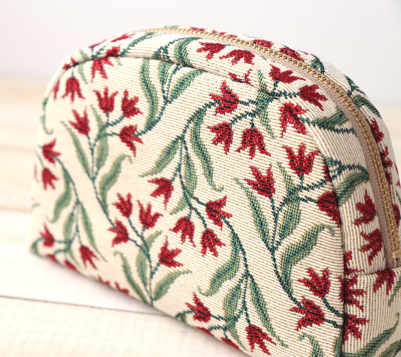 [ Creema限定クリスマス2025 ] ラウンドポーチA TRADITIE Bl 7枚目の画像