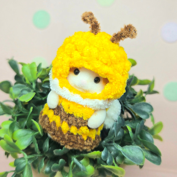 シルバニアの赤ちゃん用☆2way着ぐるみはちぶんぶん あみぐるみ fuuyuu