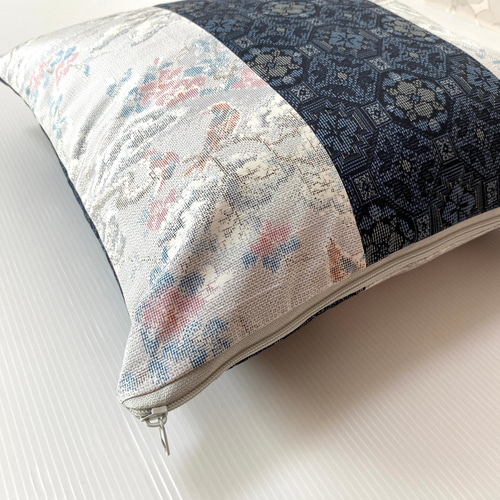 大島紬リメイククッションカバー45㎝×45㎝大島リメイククッション