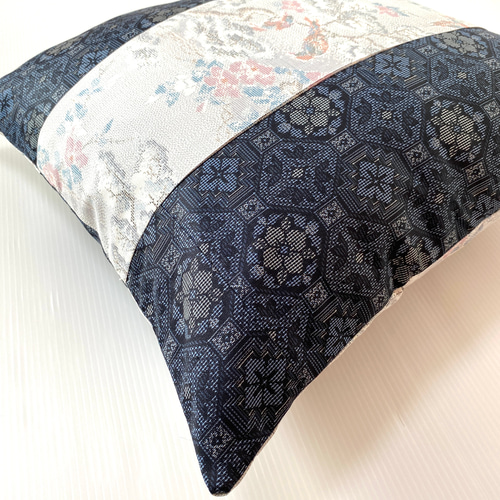 大島紬リメイククッションカバー45㎝×45㎝大島リメイククッション