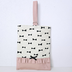 送料無料☆ハートキルト柄 ゆめかわ レッスンバック ☆レッスンバッグ