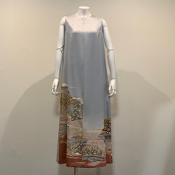 着物リメイク Aラインワンピース ワンピース komomo 通販 20020441