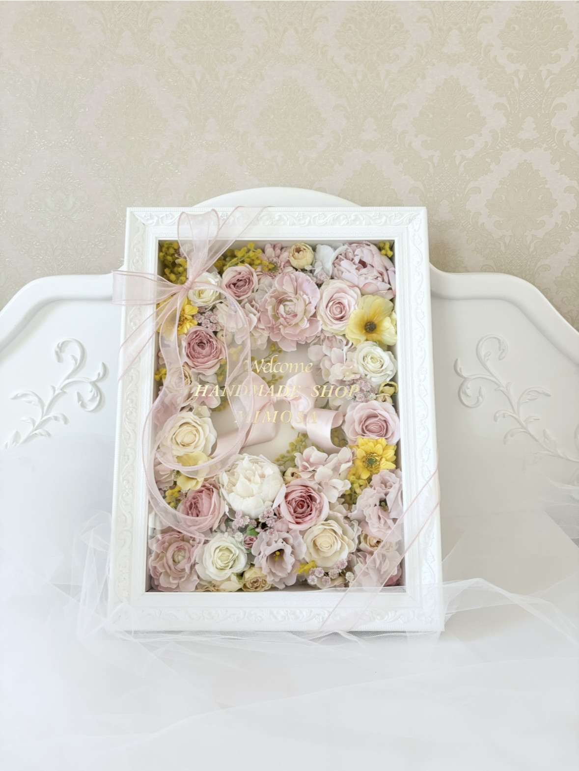 ウェルカムボード 額縁ウェルカムボード 結婚式ウェルカムスペース