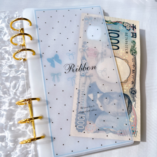 A6バインダー saving貯金リフィル※ドットシート A6バインダー saving