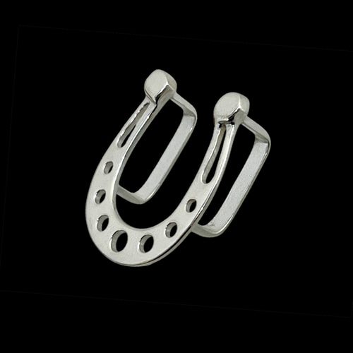 馬蹄帯留 根付 silver925 その他アクセサリー atelier-kika 通販