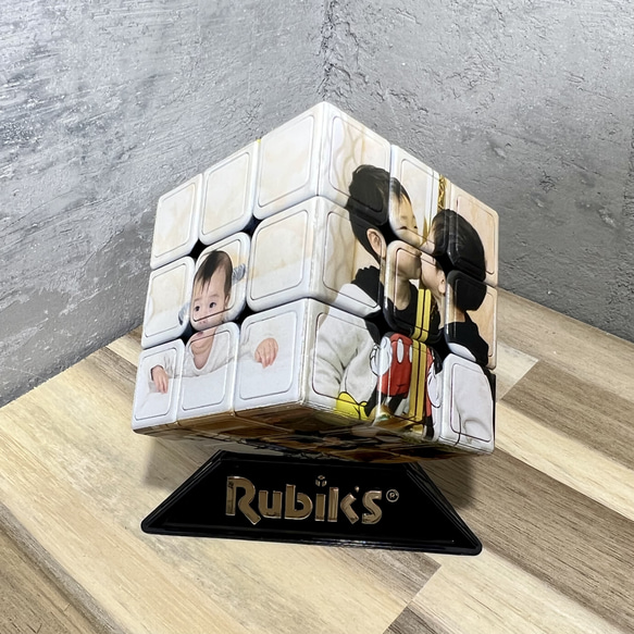 オリジナルキューブ 写真イラストデザインプリント 飾れる 遊べる 左脳活性化  ＜受注製作＞ 9枚目の画像