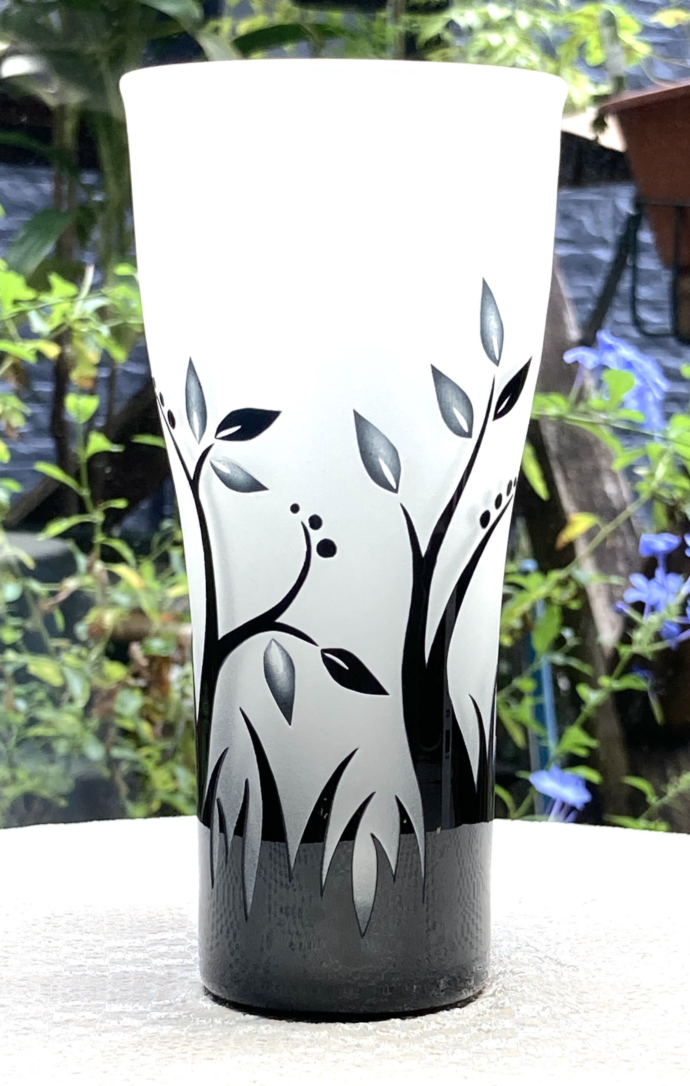 ビアグラス〈 サバンナ〉無色×黒（1個）