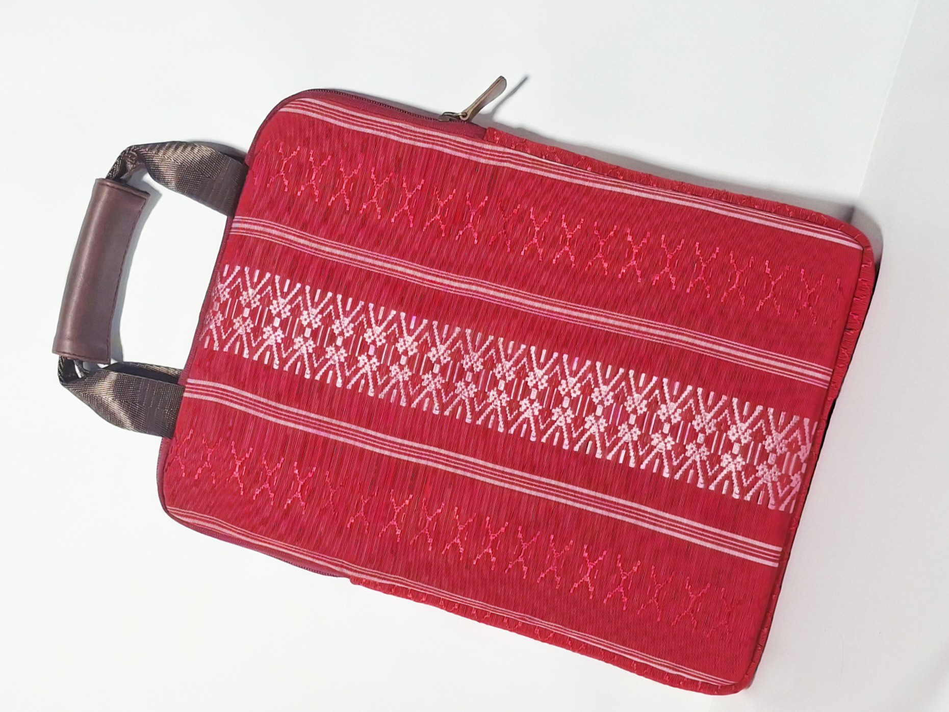 PCケース　バック　LARAS（ララス）リメイク　アップサイクル　帯　一点もの　ユニセックス　博多献上