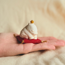 ちいさな午の鏡餅（小）　午年　お正月飾り 干支 置物　馬 4枚目の画像