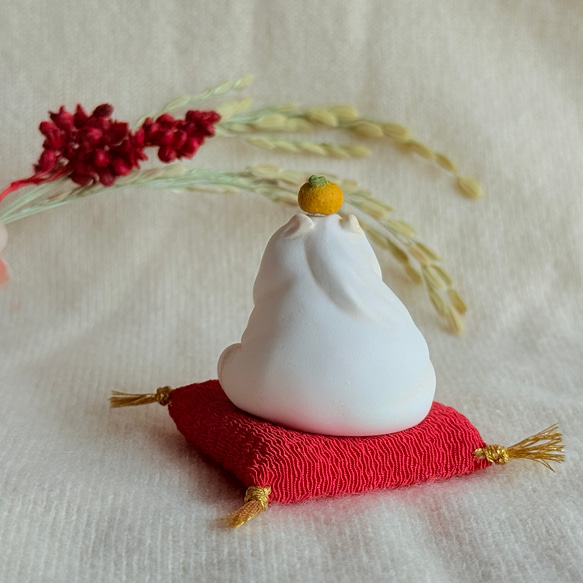 ちいさな午の鏡餅（小）　午年　お正月飾り 干支 置物　馬 12枚目の画像