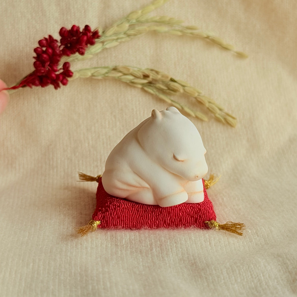 ちいさな午の鏡餅（小）　午年　お正月飾り 干支 置物　馬 11枚目の画像