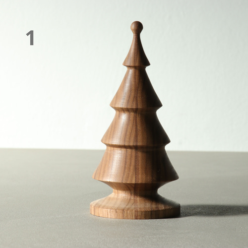 早割 【選べる4種類のクリスマスツリー】木製オーナメント ブラック