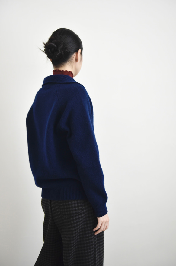 【カシミヤ♥４カラー展開】大人可愛いカーディガン│厚手│ハート型ボタン│カジュアル│通勤・通学│フェミニン│C-78 9枚目の画像