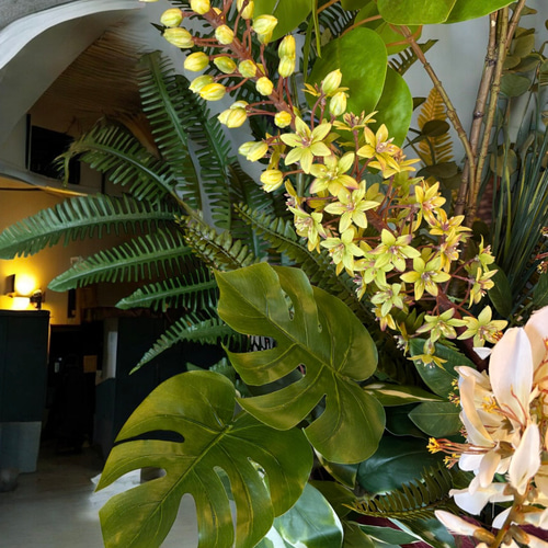 光触媒 人工観葉植物 ウォールグリーン フェイクグリーン ナンキンハゼ