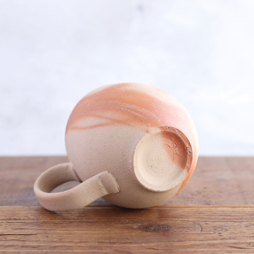備前焼 マグカップ【緋襷】【C】【陶器】 マグカップ 備前焼 焼きもん
