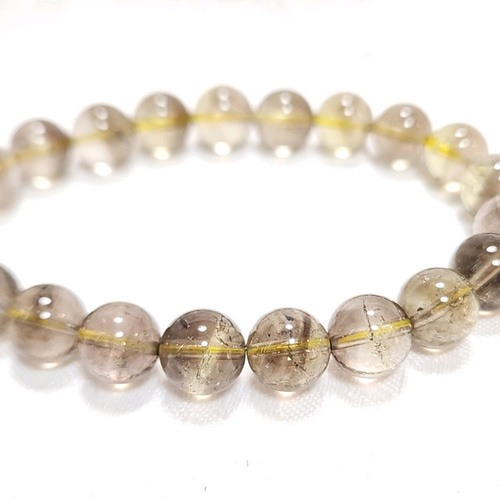 ゼウスクォーツアイリス◇魔晶◇スモーキーシトリン◇ブレスレット