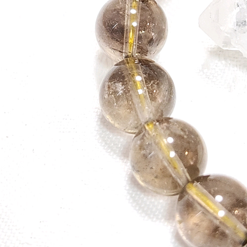 ゼウスクォーツアイリス◇魔晶◇スモーキーシトリン◇ブレスレット