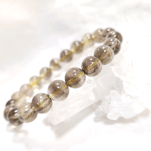 ゼウスクォーツアイリス◇魔晶◇スモーキーシトリン◇ブレスレット