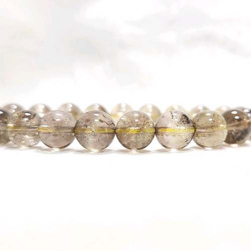 ゼウスクォーツアイリス◇魔晶◇スモーキーシトリン◇ブレスレット