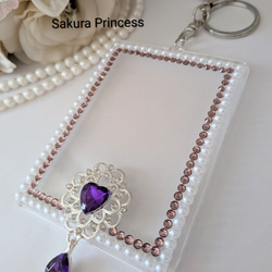 ミラー　♡ 鏡　♡ ターコイズ 🌞バリ島キラキラモザイクミラー🌞 幅約30cmと40cm、2サイズあります