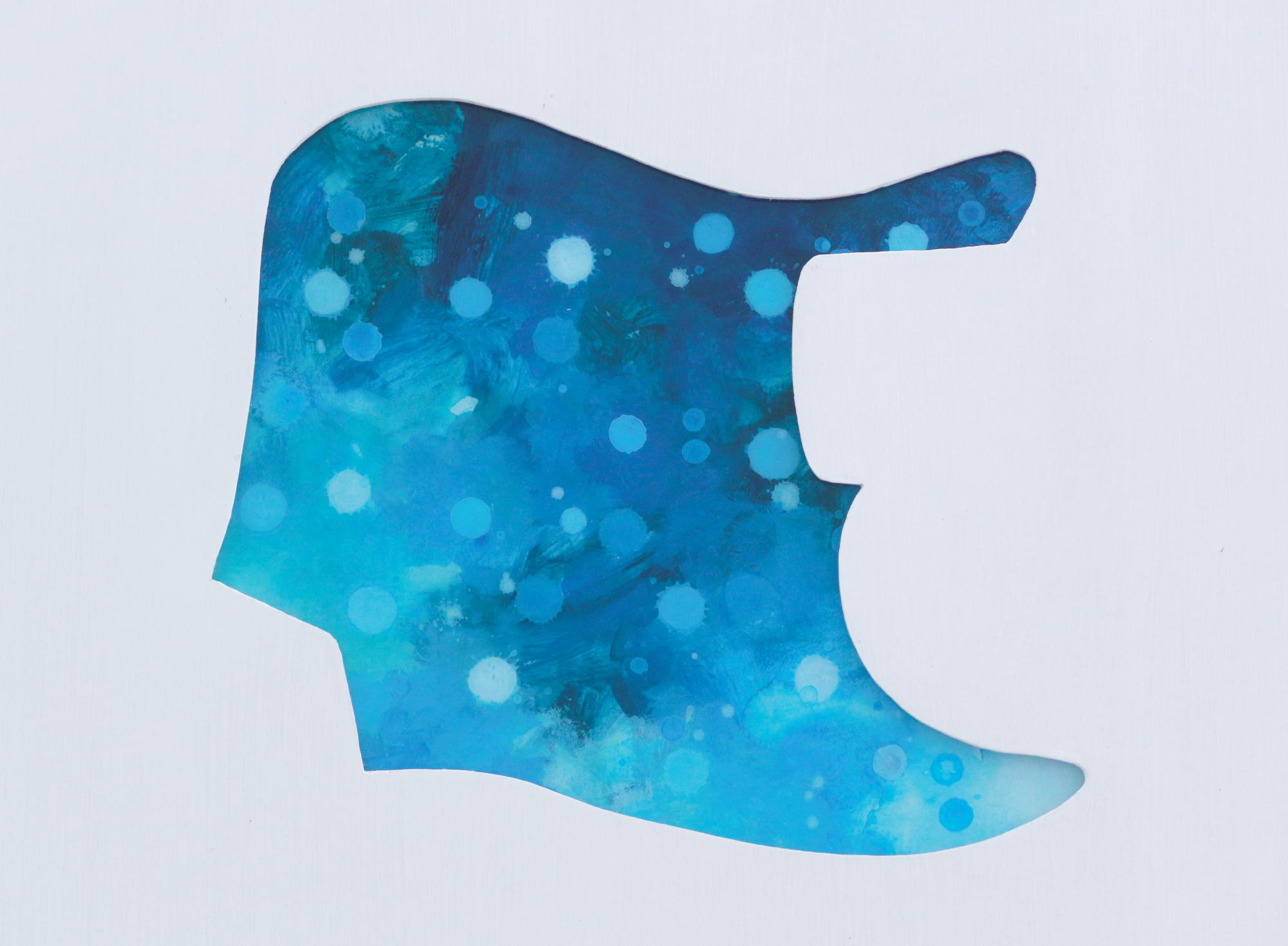 jazz bass/telecaster guitar 用ピックガード未加工板　JBLD 03