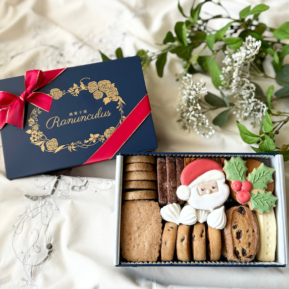 【すぐに発送可能です○メリークリスマス♡】クリスマスクッキー缶　2 1枚目の画像