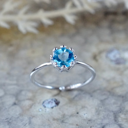 3月誕生石 再販x2 アイオライトサンストーン 7号〜フリーサイズリング