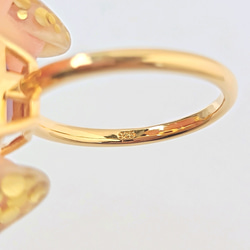 「天国の夕焼け」アメトリンと一番星のダイヤのリング【数量限定】 9枚目の画像