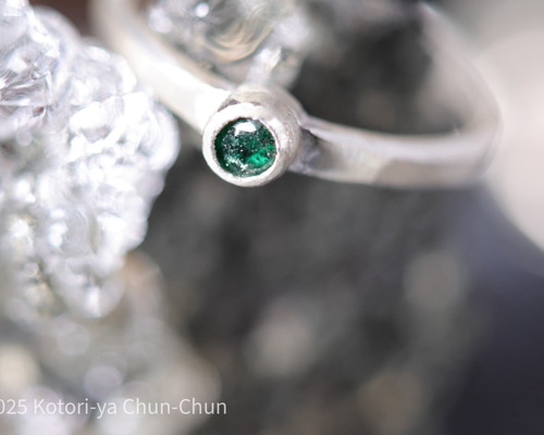 小鳥屋が探し回って見つけた石】パイライトインエメラルド・シルバー