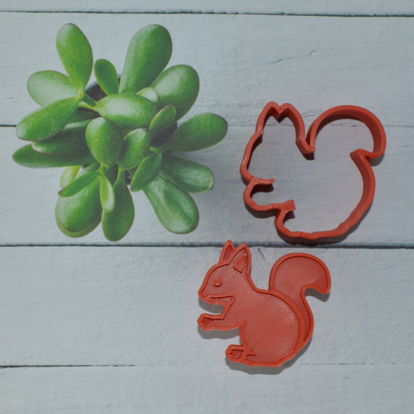 A377-99-2 リス（大・内型･外型セット) 2枚目の画像