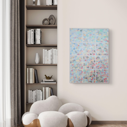 純情可憐 / 抽象画 キャンバス 90×65㎝ 原画のみ モダン アートパネル 純情可憐 / 抽象画 90×65㎝ 大型パネル キャンバス 原画1点のみ モダン