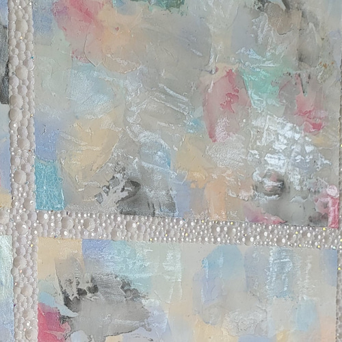 純情可憐 / 抽象画 キャンバス 90×65㎝ 原画のみ モダン アートパネル 純情可憐 / 抽象画 90×65㎝ 大型パネル キャンバス 原画1点のみ モダン