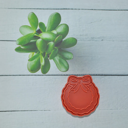 A379-99 クリスマスリーフ（内型･外型セット) 2枚目の画像