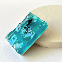 ジンベイザメの（コバルトブルー濃い）オブジェ / レジン / インテリア / 置物 / 夏 / 海 8枚目の画像