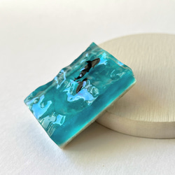 ジンベイザメの（コバルトブルー濃い）オブジェ / レジン / インテリア / 置物 / 夏 / 海 9枚目の画像