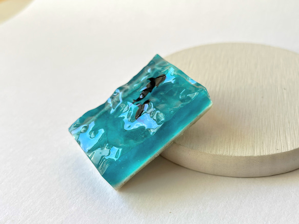 ジンベイザメの（コバルトブルー濃い）オブジェ / レジン / インテリア / 置物 / 夏 / 海 9枚目の画像