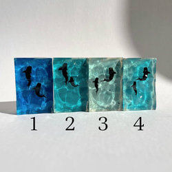 ジンベイザメの（コバルトブルー濃い）オブジェ / レジン / インテリア / 置物 / 夏 / 海 11枚目の画像